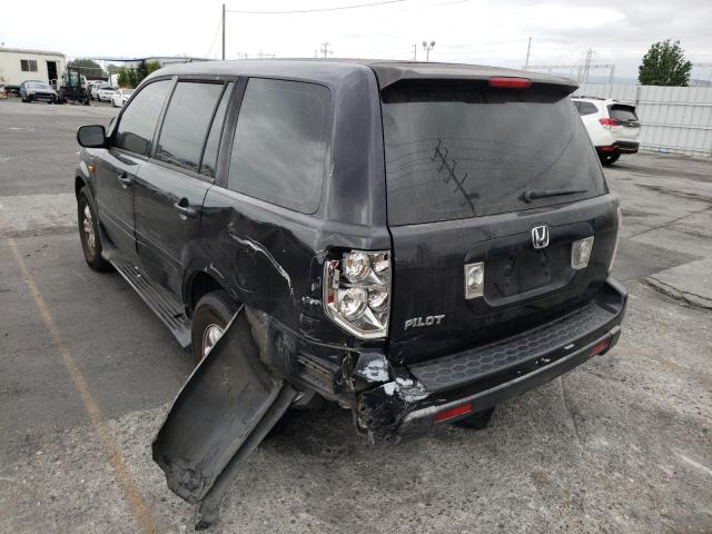 Photo 3 from auction – 2006 HONDA PILOT LX with VIN 5FNYF281X6B016551