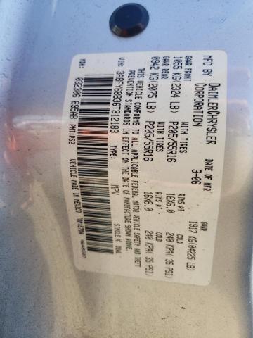 Photo 10 from auction – 2006 CHRYSLER PT CRUISER with VIN 3A8FY68B36T312183