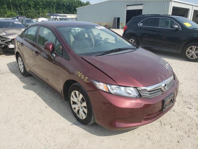 HONDA CIVIC LX 2012 with VIN 19XFB2F52CE393014 - Photo from auction