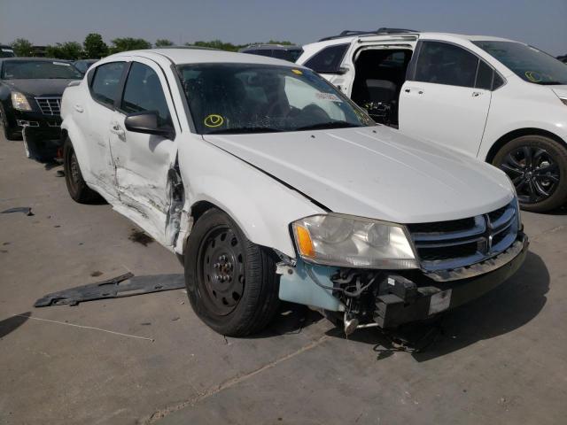 DODGE AVENGER SE 2014 with VIN 1C3CDZAB0EN188832 - Photo from auction