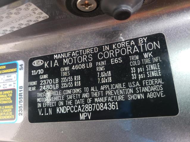 Photo 10 from auction – 2011 KIA SPORTAGE E with VIN KNDPCCA28B7084361