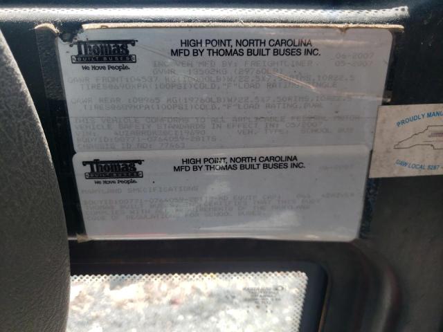 Photo 10 from auction – 2008 FREIGHTLINER CHASSIS B2 with VIN 4UZABRDK38CZ19690