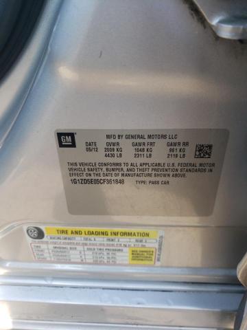 Photo 10 from auction – 2012 CHEVROLET MALIBU 2LT with VIN 1G1ZD5E05CF361848