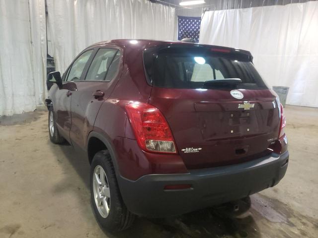 Photo 3 from auction – 2016 CHEVROLET TRAX LS with VIN 3GNCJNSB6GL123487
