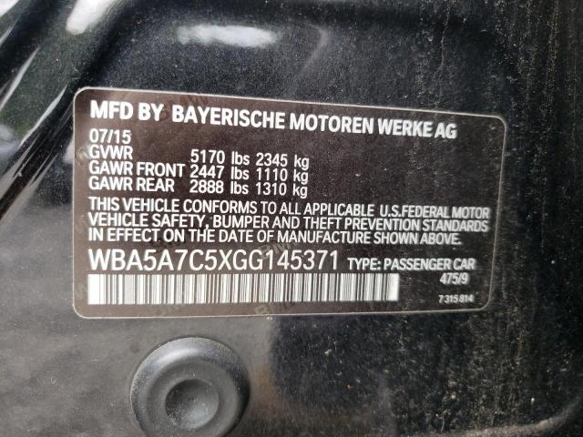 Photo 10 from auction – 2016 BMW 528 XI with VIN WBA5A7C5XGG145371