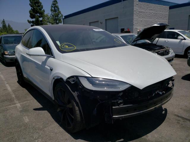 TESLA MODEL X 2018 with VIN 5YJXCBE47JF116702 - Photo from auction