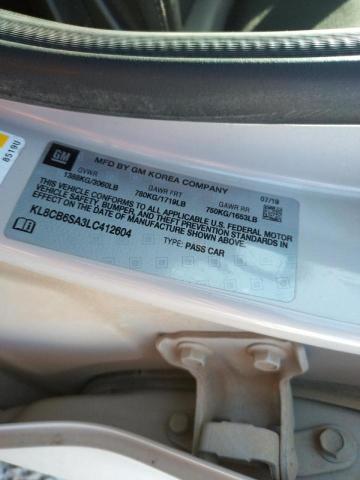 Photo 10 from auction – 2020 CHEVROLET SPARK LS with VIN KL8CB6SA3LC412604