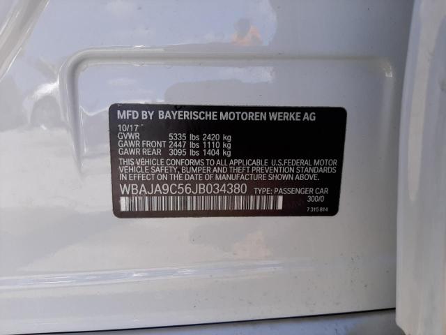 Photo 10 from auction – 2018 BMW 530E with VIN WBAJA9C56JB034380