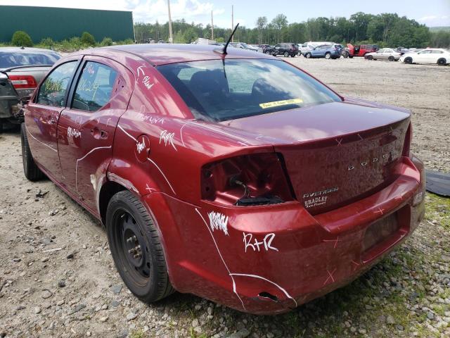 Photo 3 from auction – 2014 DODGE AVENGER SE with VIN 1C3CDZAB1EN190024