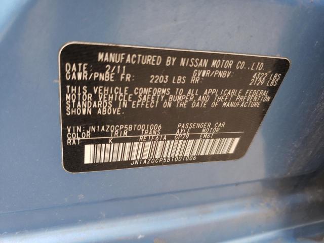 Photo 10 from auction – 2011 NISSAN LEAF SV with VIN JN1AZ0CP5BT001006
