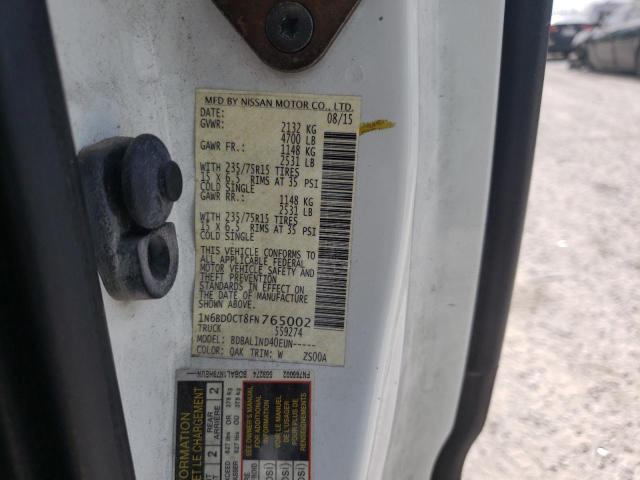 Photo 10 from auction – 2015 NISSAN FRONTIER S with VIN 1N6BD0CT8FN765002