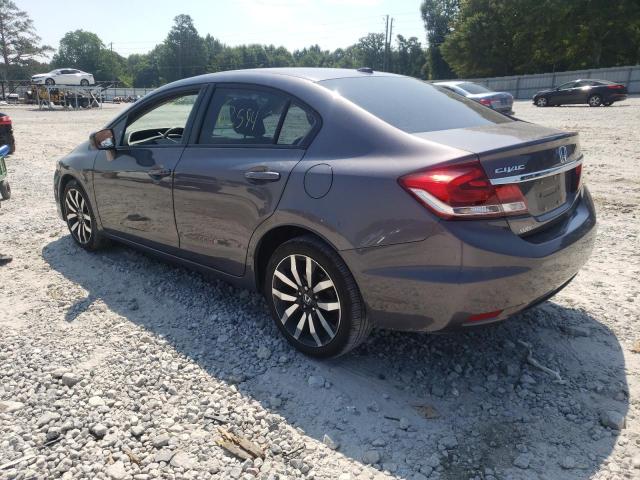 Photo 3 from auction – 2014 HONDA CIVIC EXL with VIN 19XFB2F93EE053585