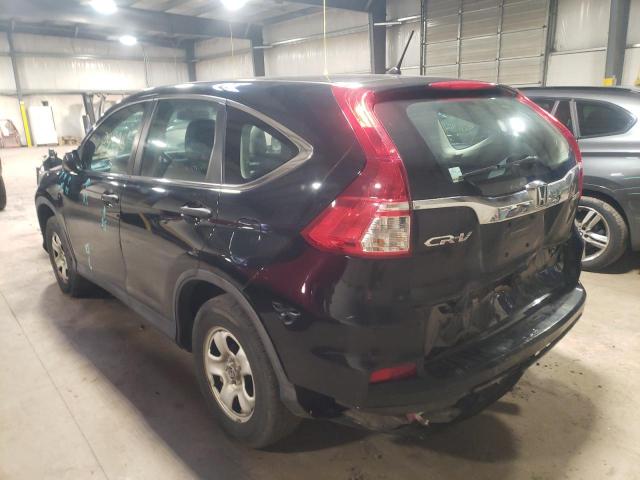 Photo 3 from auction – 2015 HONDA CR-V LX with VIN 5J6RM4H36FL016237