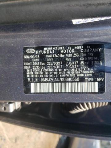 Photo 10 from auction – 2019 HYUNDAI TUCSON SE with VIN KM8J2CA47KU890568