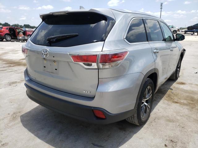 Photo 4 from auction – 2016 TOYOTA HIGHLANDER with VIN 5TDKKRFH9GS502162