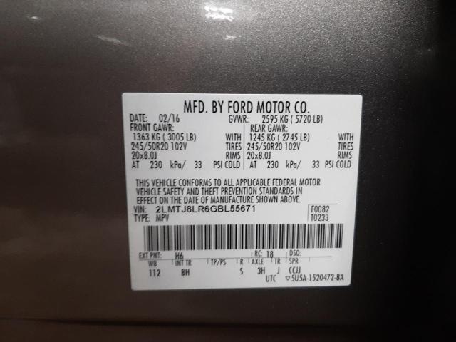 Zdjęcie 10 z aukcji – 2016 LINCOLN MKX RESERV z VIN 2LMTJ8LR6GBL55671