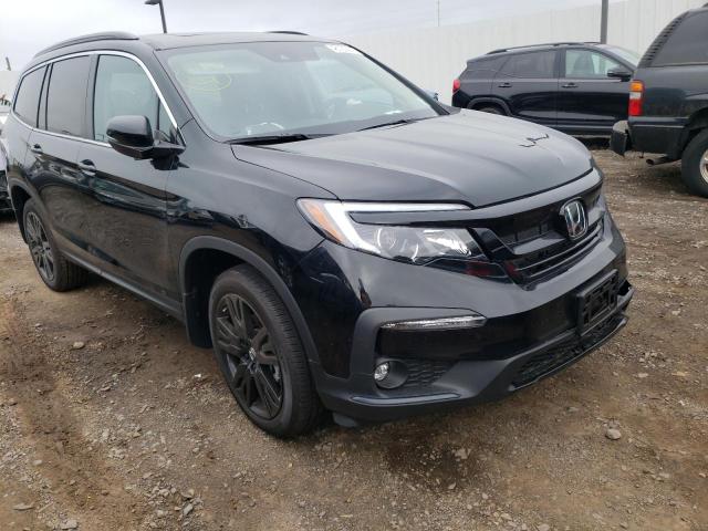 HONDA PILOT SE 2022 with VIN 5FNYF6H22NB045704 - Photo from auction