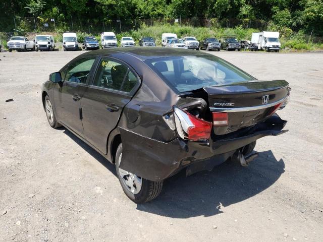 Photo 3 from auction – 2013 HONDA CIVIC LX with VIN 2HGFB2F59DH510384