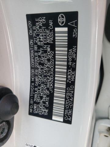 Photo 10 from auction – 2010 TOYOTA PRIUS with VIN JTDKN3DUXA0022792