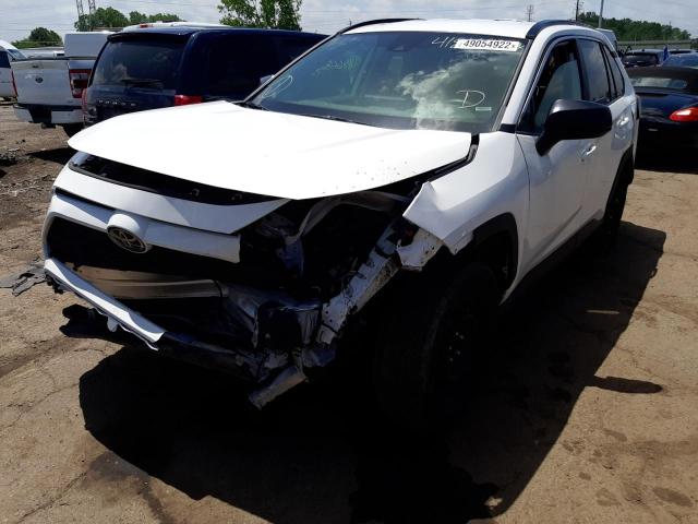 Photo 2 from auction – 2021 TOYOTA RAV4 LE with VIN 2T3F1RFV1MW204550