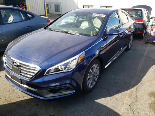 Photo 2 from auction – 2017 HYUNDAI SONATA SPO with VIN 5NPE34AF7HH578022