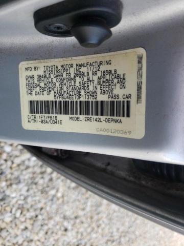 Photo 10 from auction – 2013 TOYOTA COROLLA BA with VIN 5YFBU4EE1DP113752