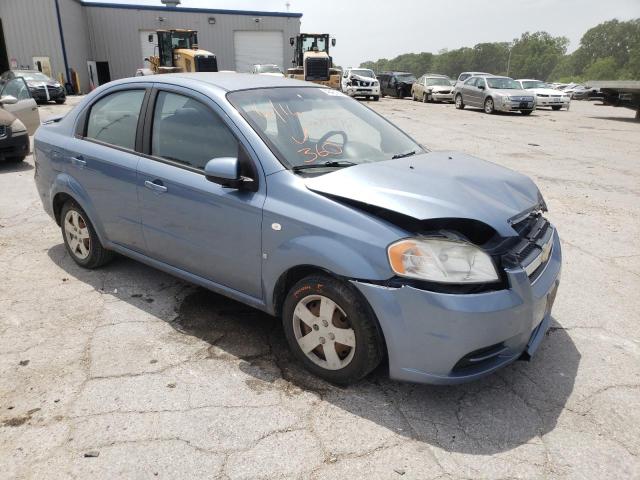 CHEVROLET AVEO BASE 2008 with VIN KL1TD56648B087435 - Photo from auction