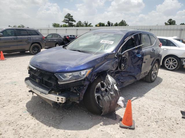 Photo 2 from auction – 2017 HONDA CR-V EX with VIN 7FARW1H55HE011329