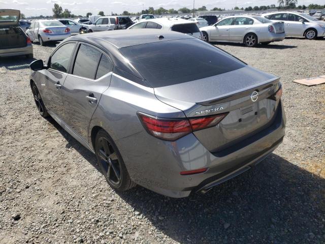 Photo 3 from auction – 2022 NISSAN SENTRA SR with VIN 3N1AB8DV6NY213537