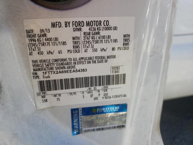 Photo 10 from auction – 2014 FORD F250 SUPER with VIN 1FT7X2A69EEA54383