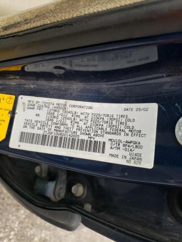 Photo 10 from auction – 2002 LEXUS RX 300 with VIN JTJGF10U820142005