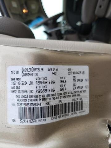 Photo 10 from auction – 2003 CHRYSLER PT CRUISER with VIN 3C8FY58B53T506144