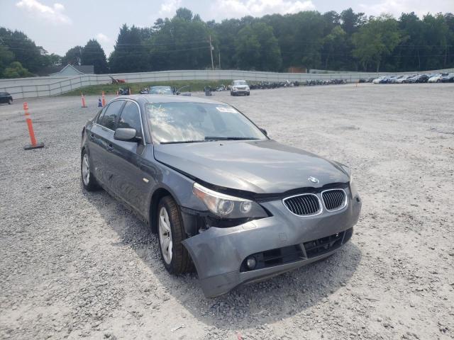 BMW 530 I 2007 with VIN WBANE73567CM45713 - Photo from auction