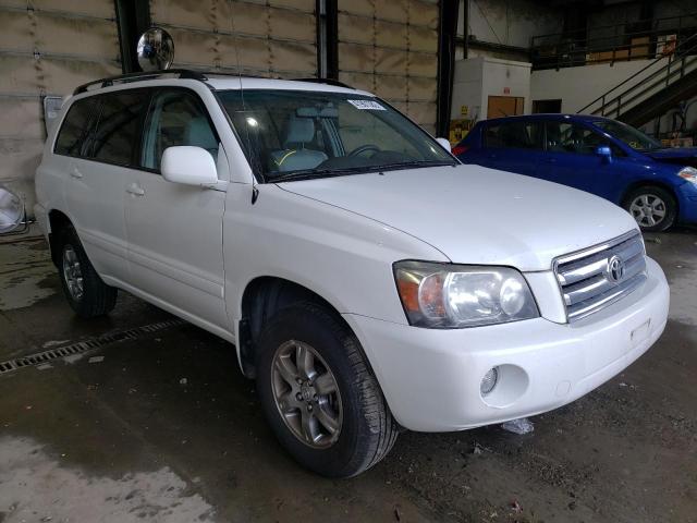 TOYOTA HIGHLANDER 2007 with VIN JTEHP21A670194668 - Photo from auction