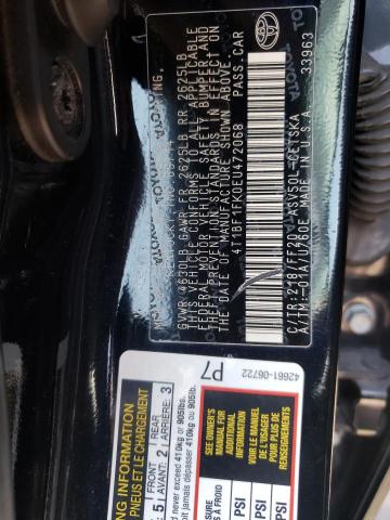 Photo 10 from auction – 2014 TOYOTA CAMRY L with VIN 4T1BF1FK0EU472068