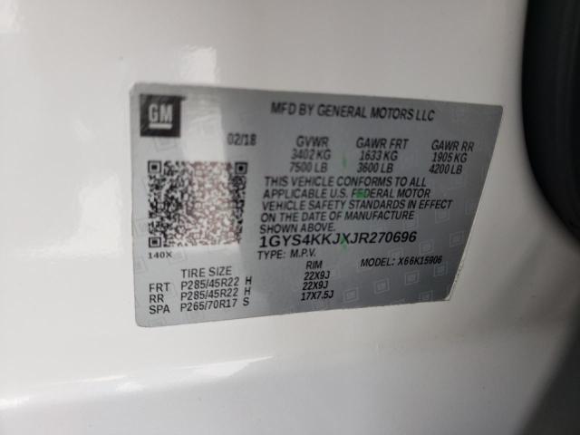 Photo 10 from auction – 2018 CADILLAC ESCALADE E with VIN 1GYS4KKJXJR270696