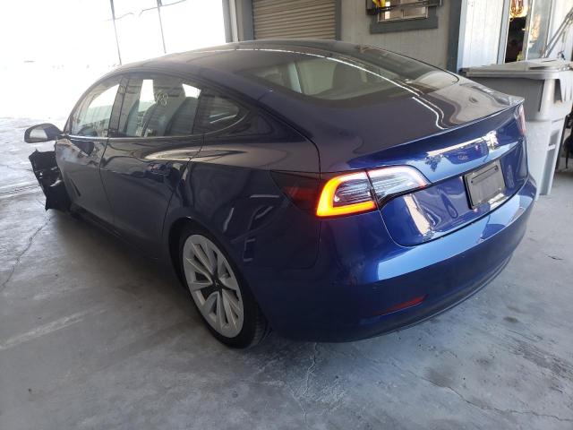 Photo 3 from auction – 2022 TESLA MODEL 3 with VIN 5YJ3E1EA7NF142957