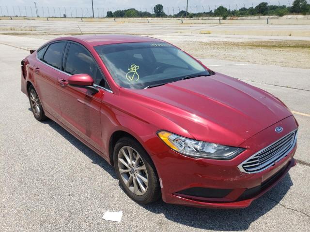 FORD FUSION SE 2017 with VIN 3FA6P0HD9HR240193 - Photo from auction