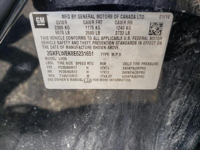 Photo 10 from auction – 2014 GMC TERRAIN SL with VIN 2GKFLWEK8E6231651