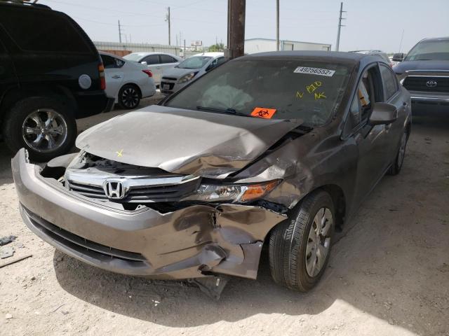 Photo 2 from auction – 2012 HONDA CIVIC LX with VIN 2HGFB2F55CH547964
