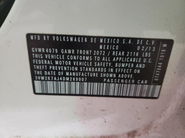 Photo 10 from auction – 2013 VOLKSWAGEN JETTA BASE with VIN 3VW2K7AJ4DM269007