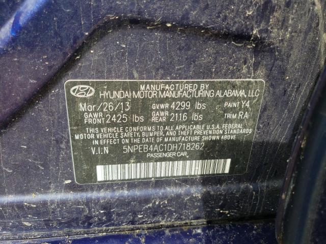 Photo 10 from auction – 2013 HYUNDAI SONATA GLS with VIN 5NPEB4AC1DH718262