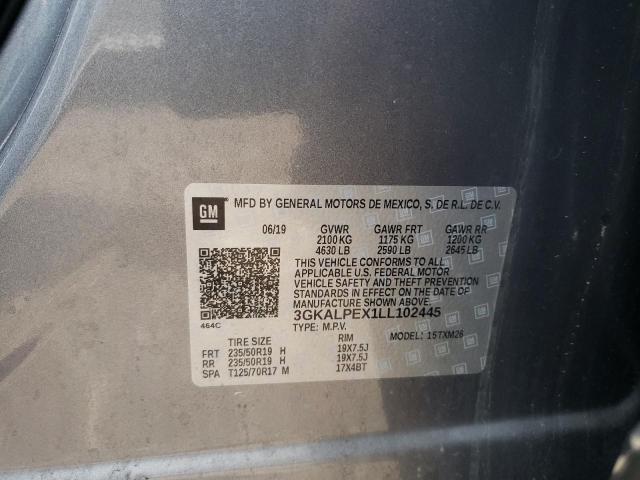 Photo 10 from auction – 2020 GMC TERRAIN SL with VIN 3GKALPEX1LL102445