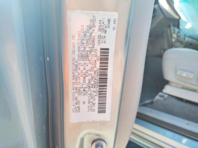 Photo 10 from auction – 2003 TOYOTA SEQUOIA LI with VIN 5TDZT38A63S184424