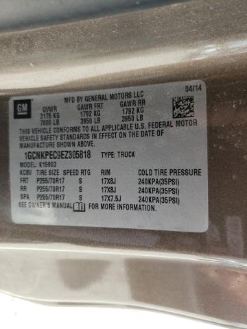 Photo 10 from auction – 2014 CHEVROLET SILVERADO with VIN 1GCNKPEC9EZ305818