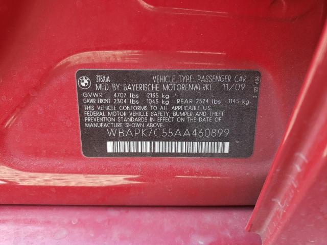 Photo 10 from auction – 2010 BMW 328 XI with VIN WBAPK7C55AA460899