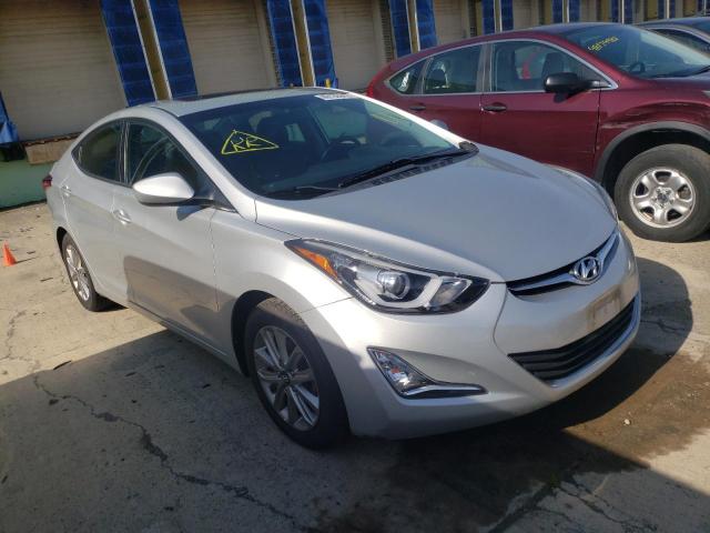 HYUNDAI ELANTRA SE 2015 with VIN 5NPDH4AE2FH608299 - Photo from auction
