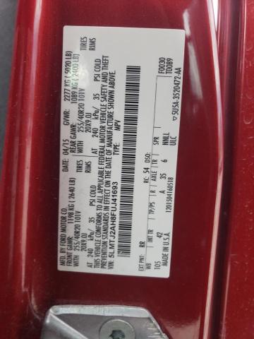 Photo 10 from auction – 2015 LINCOLN MKC with VIN 5LMTJ2AH8FUJ41693