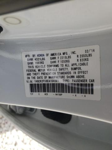 Photo 10 from auction – 2014 HONDA ACCORD SPO with VIN 1HGCR2F59EA164061