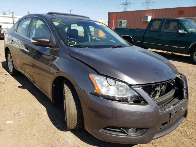 NISSAN SENTRA S 2014 with VIN 3N1AB7AP1EY284810 - Photo from auction